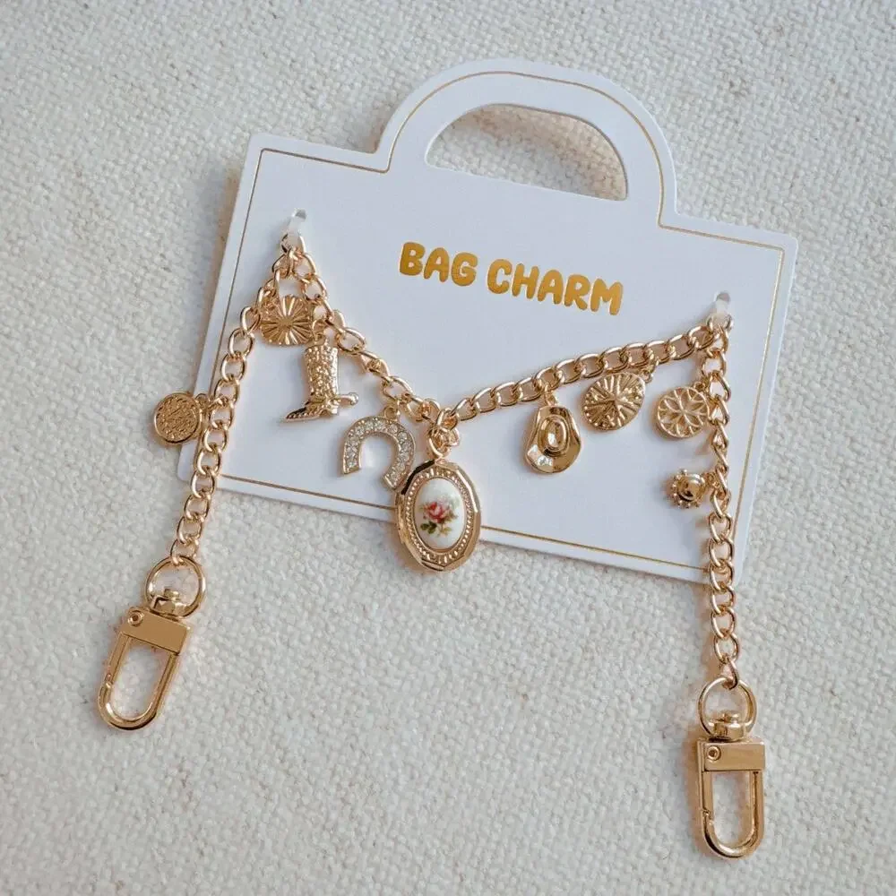 Yee Haw Western Equestrian Multi Charm Decorative Bag Purse Charm